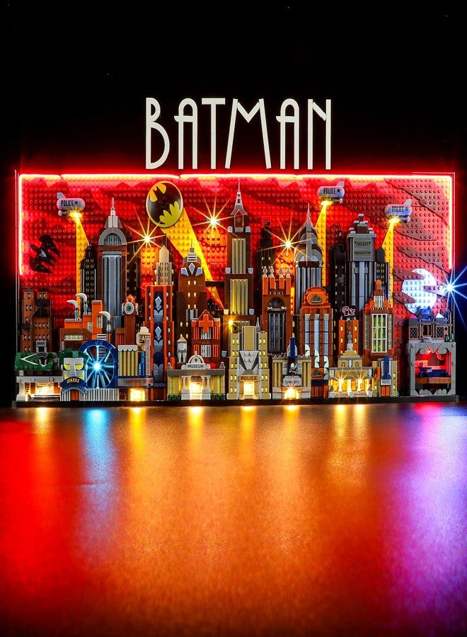 YEABRICKS LED Light for 76271 DC Batman: The Animated Series Gotham City Building Blocks Model (Building Set NOT Included) - Image 1